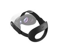 KIWI design K4 Flex Banda Cabeza Confort para Meta Quest 3/3S, Correa Elite Ajustable con Espuma PU para Mayor Comodidad e Inmersión en Juegos RV (Sin Batería)