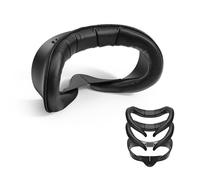 KIWI design V4 Interface Facial de Espuma Viscoelástica para Meta Quest 3S | Solo para Quest 3S, alivia presión facial, antivaho, ventilación fresca, bloquea luz, PU suave, para gafas, fácil limpieza