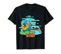 Kiwi Guitarra Nueva Zelanda - Aotearoa NZ Música Camiseta