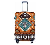 Kiwi in Water Splash - Funda protectora de equipaje de viaje, lavable, fundas de equipaje para maleta con cremallera y hebilla, funda de equipaje de 28 pulgadas, Azteca tribal india geométrica, L