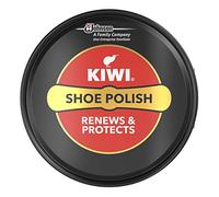 Kiwi Pulidor de zapatos, Renew, Protect & Nourish, zapatos de cuero, negro, 50 ml, paquete de 12
