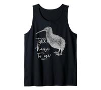 Kiwi Talk Kiwi to me Love Nueva Zelanda Travel Kids Women Men Camiseta sin Mangas