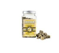 KIWI WALKER Golosinas liofilizadas de Pollo + Espinacas + Zanahoria para Gatos y Perros - Pollo/65 g