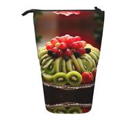 Kiwi Watermelon - Estuche retráctil vertical para lápices, caja organizadora de oficina para adultos