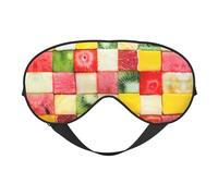 Kiwi Watermelon Sleep Eye Mas Light Block Night Eye Blinder Travel Essential Gifts Women Men Sleep Mask