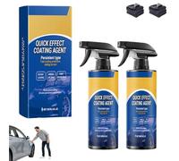 Kiwient Car Cleaner Spray Quick Effect Coating Agent for Car, 3-in-1 Cars Coating Spray for Shine & Protection, Scratch Repair & Long-Lasting Gloss, Easy Spray (2PCS)