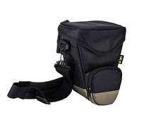 KIWIFOTOS Bolsa de protección para Nikon D7500, D7200, D5600, D5500, D5300, D5300, DSLR SLR, sin Espejo, para Lente, Flash, batería, Bolsa de Arranque, Funda, Multicolor, Compacto