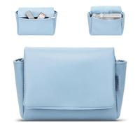 KIWIFOTOS Bolsa pequeña de piel suave para cámara Fuji X100VI X100V X-E5, Canon PowerShot V1, funda compacta para cámara con bolsillo e interior de gamuza sintética, cierre magnético para un acceso
