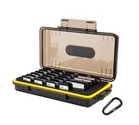 KIWIFOTOS Funda para Tarjetas de Memoria (45 Ranuras, Resistente al Agua, para Tarjetas CF/XQD + 30 Tarjetas SD SDXC SDHC/NS (Nintendo Switch)