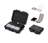 KIWIFOTOS Funda para Tarjetas SD y XQD y CF Express Tipo B con Protector Individual de plástico Transparente, Resistente al Agua, antigolpes, Antipolvo, Almacenamiento de Tarjetas de Memoria