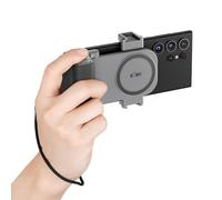 KIWIFOTOS Mango de Agarre Grande para teléfono Inteligente para Mano Gigante con Zoom de Video magnético, Control Remoto Bluetooth, grabación de vlogging, grabación para teléfonos iOS Android, Ancho