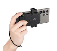KIWIFOTOS Soporte de Agarre para teléfono Inteligente Mejorado para Mano Gigante Grande con Zoom de Video Desmontable, Control Remoto Bluetooth, grabación de Video Selfie Vlog, Compatible con