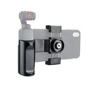 KIWIFOTOS Soporte de mano para DJI OSMO Pocket 2 / OSMO Pocket + teléfonos inteligentes (ancho = 56-95 mm), soporte de bolsillo OSMO soporte para smartphone