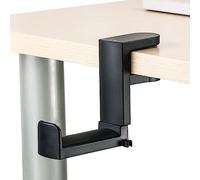 KIWIFOTOS - Soporte para Auriculares con Gancho Giratorio de 360° + Clip de Cable, Soporte para Auriculares de Juego Debajo del Escritorio para Sony, Beats, Sennheiser, HyperX