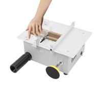 KiwiHood Minisierra de mesa, compacta sierra circular multifunción con motor de cobre de 240 W, 5000 rpm, minisierra circular de precisión, altura de corte ajustable, 4 hojas de sierra y funciones de