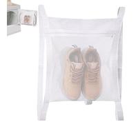 Kixolazr Bolsa de limpieza de zapatos de lavandería | Bolsas de malla para secado de zapatos - Bolsa de lavado y secado de zapatillas de deporte con diseño de malla, bolsas de lavandería con