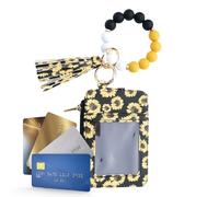 Kixolazr Cartera con cuentas - Tarjetero con con cuentas | Organizador de tarjetas para mujeres, fiestas, citas, cumpleaños, vacaciones, compras, viajes, Amarillo, Refer to description, Unisex