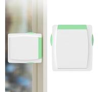 Kixolazr Cerradura de puerta corredera a prueba de niños, cerradura de seguridad adhesiva a prueba de niños, cerraduras de seguridad portátiles para niños, cerradura de seguridad para puerta de