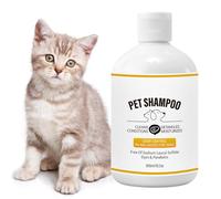 Kixolazr Champú para Perros para Pieles sensibles, champú para Perros, eliminador de olores para Mascotas, Gel de Ducha para aliviar la picazón en la Piel, champú de baño para Perros