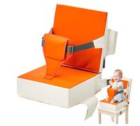 Kixolazr Cojín de asiento elevador portátil,Asiento elevador portátil para niños | Silla elevadora portátil para que los niños pequeños coman,Cojín de asiento elevador desmontable de esponja de alta