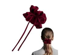 Kixolazr Coletas Para Mujeres,Scrunchies Elásticos con Lazo para Recogidos | Bandas de Tela Suaves Sin Tirantez para Coletas y Recogidos