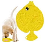 Kixolazr Estera de Comida para Perros alimentador Lento, Estera de alimentación Lenta | Alfombrillas para lamer en Forma de para Perros | Almohadilla Segura para lamer Perros con Ventosa, Juguetes de