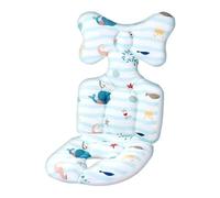 Kixolazr Funda para asiento de cochecito | Forro de inserción de coche para recién nacidos,Alfombrillas de almohada de soporte para la cabeza y el cuerpo para cochecito de bebé para asientos de