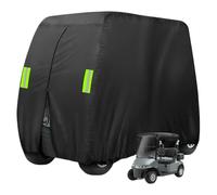 Kixolazr Funda para carrito de golf, fundas resistentes para carrito de golf, portátiles, resistentes al viento, accesorios de toldo para garaje, lluvia, adultos, pasajeros