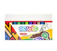 Kixolazr Juego De Marcadores,Marcadores Artísticos para Adultos | Pinturas Impermeables y Lavables de Doble Punta 8 mm Anti-Manchas Set Multicolor para Escuela Clase Scrapbook Tela y Superficies