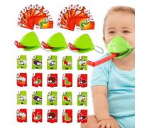 Kixolazr Juego de Sacar la Lengua de la Rana - Cubierta De La De La Rana con La Lengua Fuera, Juego De Mesa Multijugador | para De Niños, Fiestas, Escritorio, El Hogar, Viajes Y