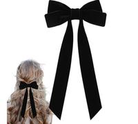 Kixolazr Lazos de terciopelo para árbol de Navidad, accesorios de estilo de doble capa, decoraciones de árbol de lazos rojos, para hijas, niñas, bodas, vacaciones, citas, puerta, ventana, escalera