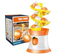 Kixolazr Máquina Robot de Ping Pong, Tirador de Pelotas de Ping Pong | Entrenador de Ping Pong con 16 Pelotas,Máquina automática para Servir Tenis de Mesa, Lanzador de Pelotas portátil para niños