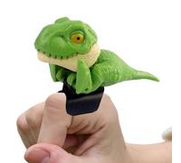 Kixolazr Marionetas De Dinosaurios para Los Dedos,Figuras Realistas para La Punta del Dedo | Favores para Fiestas De Cumpleaños De Dinosaurios,para Rellenar Calcetines Juego Sensorial para Niños