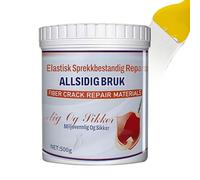 Kixolazr Pasta Para Reparar Paredes,Pasta de Reparación Anti-Grietas - 500g Sellador de Grietas de Alta Elasticidad,Para Madera Fibra De Vidrio Techo Baño Salón Patio Interior Exterior