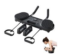 Kixolazr Pilates Reformer | Entrenador de Abdominales y Core Multifuncional con Ruedas Inferiores Extraíbles | Máquina de Fitness para Entrenamiento Corporal Total Rutina Diaria - Rutina Diaria