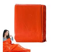 Kixolazr Refugio de Supervivencia - Manta de Senderismo al Aire Libre | Saco Impermeable Aislante térmico portátil Equipo de Rescate para Viajes, Senderismo, Coche, Mochila al Aire Libre
