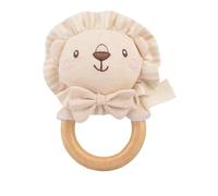 Kixolazr Sonajero Suave Para Bebés | Suave Sonajero Sensorial Animal | Mordedor de Peluche Para Agarrar Con Forma de Elefante, Oso, Conejo y León Para Primera Infancia