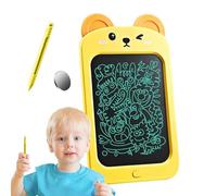 Kixolazr Tableta de Escritura LCD, Tableta de Escritura - Tableros de Piel,Toyadores de Dibujo de Viaje de Aprendizaje Educativo de Doodle Board LCD de 10 Pulgadas para niñas para niñas de 3 a 5 años