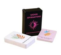 Kixolazr Tarjetas De Palabras Afirmativas - 60 Unidades De Notas Positivas,Frases Motivacionales para Bienestar Mental Meditación Metas Trabajo Yoga Viajes Madres Y