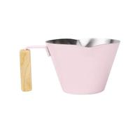 Kixolazr Taza De Medición Para Café | Jarra de Preparación de 100 ml con Doble Pico y Escala | Taza Para Verter Café En Acero Inoxidable Con Asa | Para La Elaboración De, Leche, Chocolate