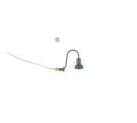 KIXZSAZ 1:87 lámparas de pared 3V/12V modelo que hace el diseño del tren decorativo Microlandschaft luz con cable edificio calle Parque Accesorios, Luz verde/blanca