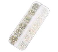 KIXZSAZ 1 bolsa de cristal que combina perfectamente con diamantes de imitación personalizados para uñas, artesanía DIY, diferentes estilos, dulce regalo para uñas postizas, tipo 4