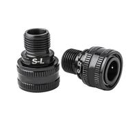 KIXZSAZ 1 par de Extensores de Pedal, Accesorio de conexión Profesional, adaptadores de Pedales de Repuesto, Conector de manivela de Repuesto para Bicicletas, Negro