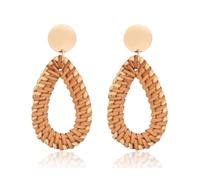 KIXZSAZ 12 Uds pendientes acrílicos borlas servicio de larga duración hecho a mano exquisito atractivo diseño único Material Premium gota de oreja, gota ratán, tamaño libre