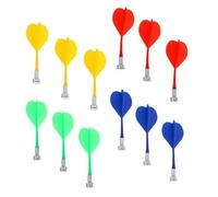 KIXZSAZ 12 unids/Set de Dardos magnéticos Resistentes al Desgaste, ala de plástico, Juego Interior, Dardos Repuesto Seguridad prácticos y Ligeros