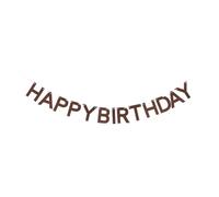 KIXZSAZ 2 Paquetes por Lote Que añaden un Toque de Elegancia a Las Decoraciones para Fiestas de cumpleaños con Bandera Retro marrón, Bandera Tela, Delta marrón Retro