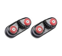 KIXZSAZ 2 unids/Set de Tacos para Leva de Barco aleación Aluminio, prácticos y prácticos para propietarios Barcos en Todas Partes, Tacos para Leva con rodamiento Bolas