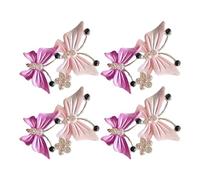 KIXZSAZ 4 unids/set Clip para salida de aire de coche duradero durante mucho tiempo hermosa decoración Clip salida aire acondicionado coche regalos aleación