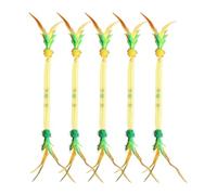 KIXZSAZ 5X Plumas Instinto de Captura Natural 5 unids/Set Plumas de Gato Aroma Gato Juguetes 5X Hierba gatera interactiva Estirable, Tipo+3