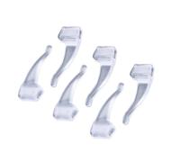 KIXZSAZ 6X Grip Cover Suministros para anteojos Gancho para la oreja Artesanía Práctico Temple Tip Black Tapa antideslizante Cubiertas antideslizantes